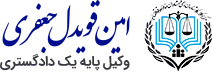 امین قویدل جعفری وکیل پایه یک دادگستری